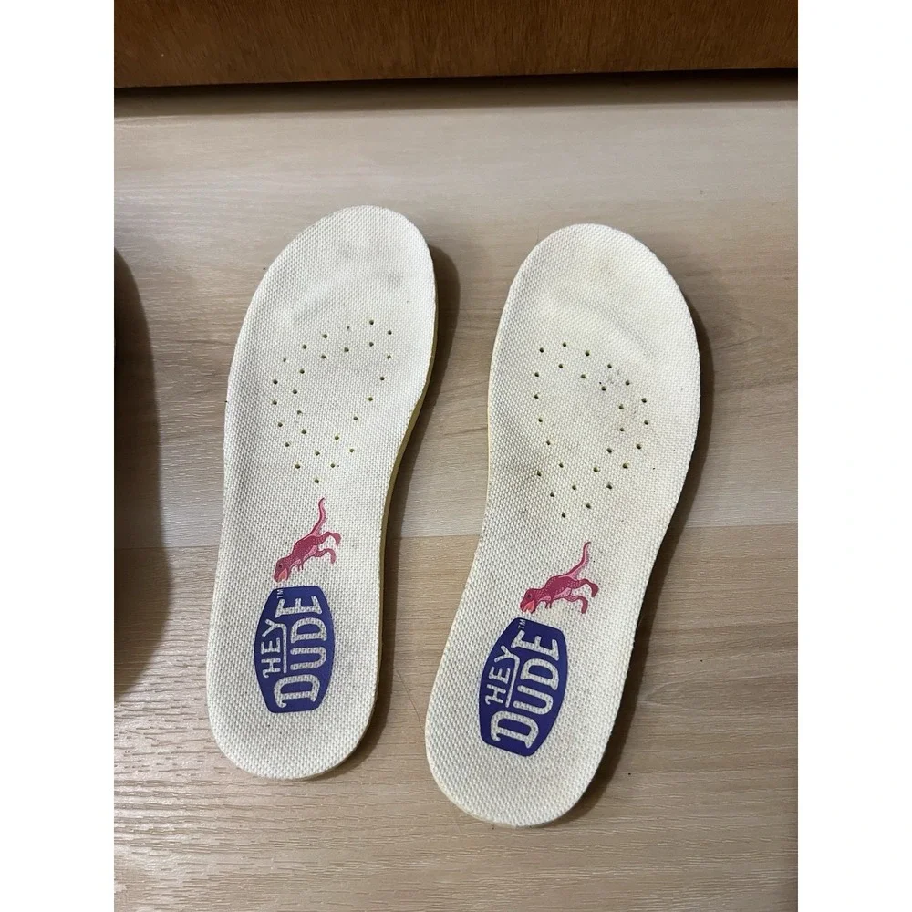 Hey Dude‎ Wendy Youth White Dino Print Slip On Shoe US 2